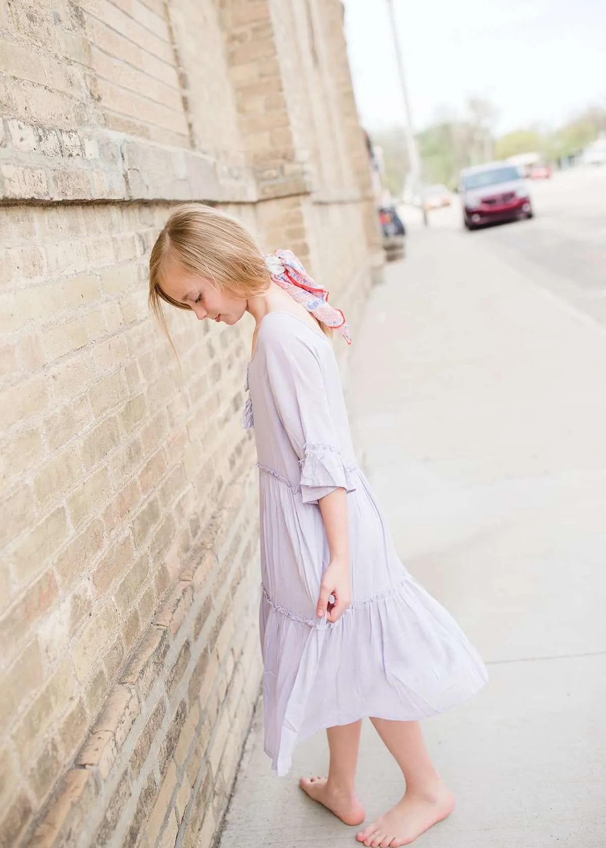 Bell Sleeve Tassel Midi Dress - FINAL SALE