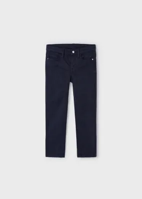 Boys Slim Fit 5 Pocket Pants | Navy