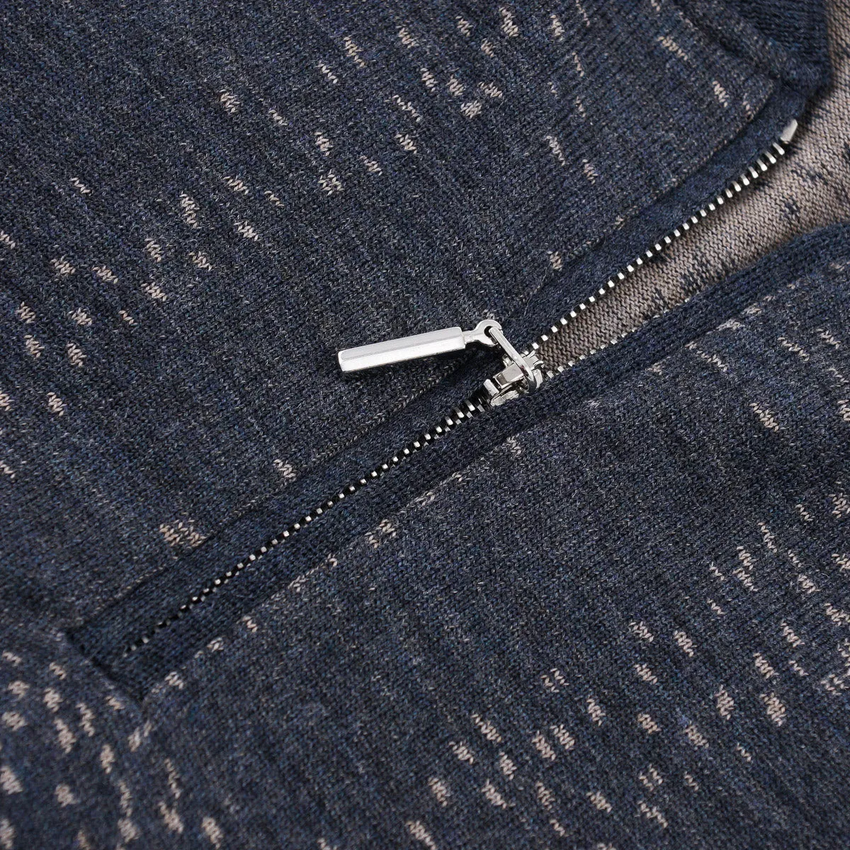 Drumohr Half-Zip Merino Wool Sweater