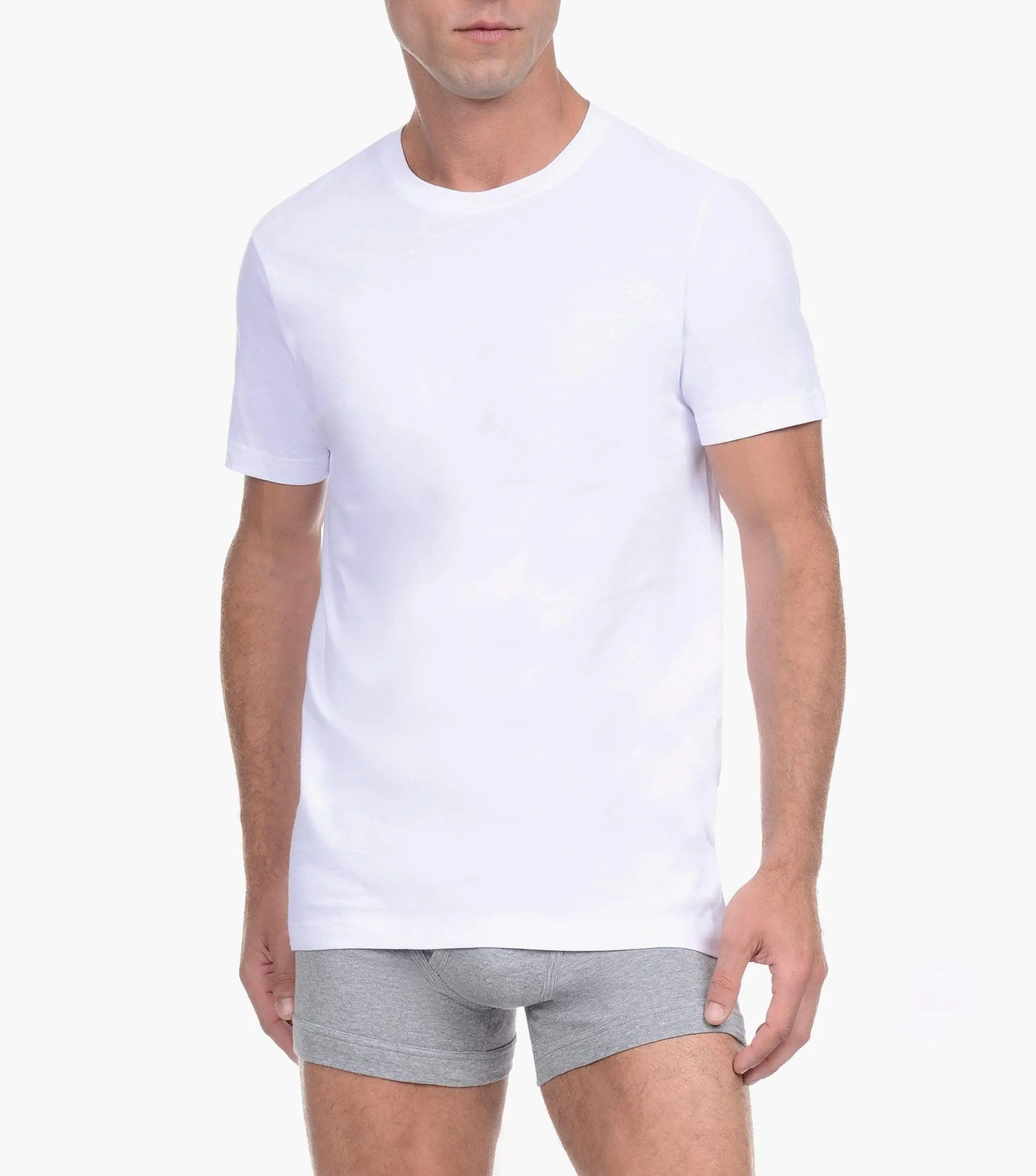 Essential Cotton Crewneck T-Shirt 3-Pack