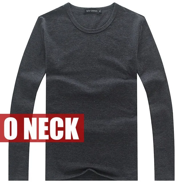 Men's Long Sleeves Cotton Top
