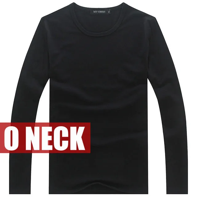 Men's Long Sleeves Cotton Top