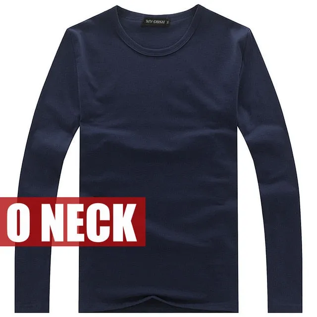 Men's Long Sleeves Cotton Top