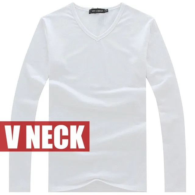 Men's Long Sleeves Cotton Top