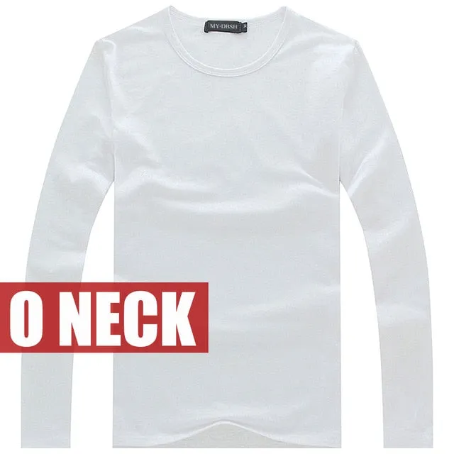 Men's Long Sleeves Cotton Top