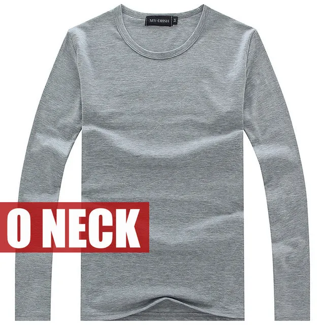 Men's Long Sleeves Cotton Top