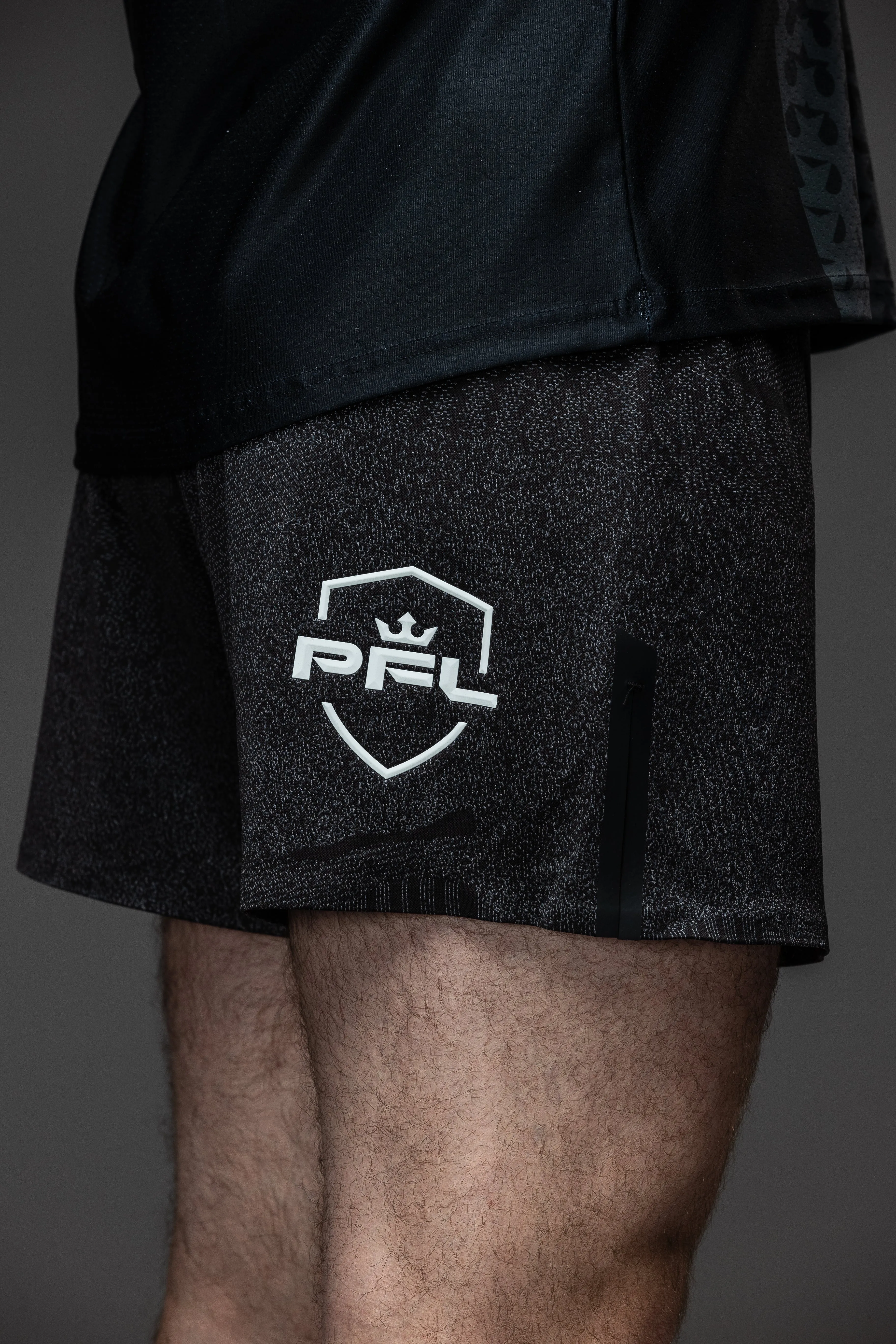 PFL Night Vision Pro Fight Short - Black